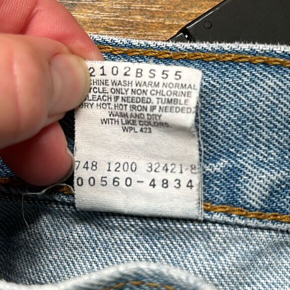 Levi’s Vintage Y2K 560 Jeans Mens Loose Fit Tapered Leg Jeans Denim size W38 L34 - Picture 9 of 9